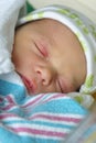 Swaddled Newborn Boy