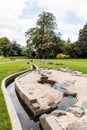 Swadlincote Park Derbyshire water and stone feature.