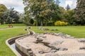 Swadlincote Park Derbyshire water and stone feature.