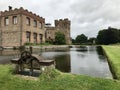 Oxburgh hall, Oxburgh Estate. A Moated medieval manor house. Swaffham, Norfolk, UK. July 27, 2019. Royalty Free Stock Photo