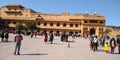 Swaiman shing fort in Amber jaipur Royalty Free Stock Photo