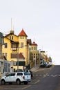 Colonial arquitecture in the coastal town in central Namibia, Swakopmund