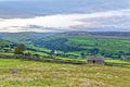 Swaledale in the Yorkshire Dales National Park - England Royalty Free Stock Photo