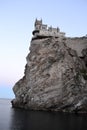 Swallow Nest castle. Crimea. Beautiful Crimea landscape. Royalty Free Stock Photo