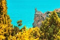 Swallow`s Nest. Castle on a rock. Yalta. Gaspra. Crimea.