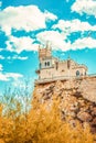 Swallow`s Nest. Castle on a rock. Yalta. Gaspra. Crimea. Royalty Free Stock Photo