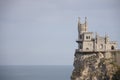 Swallow`s Nest Castle, Crimea. Black sea Royalty Free Stock Photo
