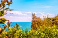 Swallow`s Nest. Castle on a rock. Yalta. Gaspra. Crimea.