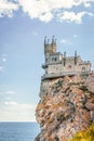 Swallow`s Nest. Castle on a rock. Yalta. Gaspra. Crimea.