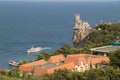 Swallow`s nest on the Crimean Peninsula