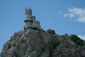 Swallow's Nest is a decorative castle the monument Royalty Free Stock Photo