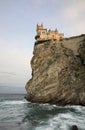 Swallow's Nest in Gaspra. Crimea. Ukraine Royalty Free Stock Photo