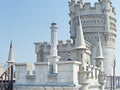 Swallow`s Nest - Gothic castle on a sea cliff, the emblem of the southern coast of Crimea. Located on a steep 40-meter Aurora rock