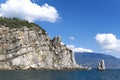 Swallow's nest rock. Stone Eagle. Ukraine. Gaspra. South shore o Royalty Free Stock Photo