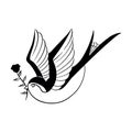 swallow tattoo design