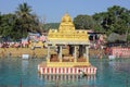 Mandapam in Temple Tank at Tirumala , Andhra Pradesh, India