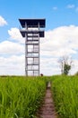 Swamp area and lookout tower