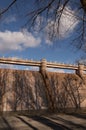 swamp dam and the upper bridge