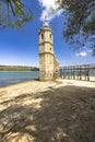 swamped church of San Roque near Villanueva de las Rozas, Cantabria, Spain