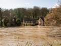 Swamped houses near Ironbridge