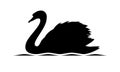 Swan on the water symbol