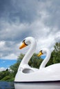 Swan boat Royalty Free Stock Photo