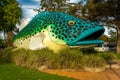 Swan Hill, Victoria, Australia - The giant Murray cod sculpture Royalty Free Stock Photo