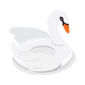 Swan inflatable rubber circle