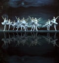 swan lake ballet performed by russian royal ballet Royalty Free Stock Photo