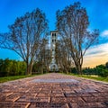 Furman Bell Tower in Greenville, South Carolina, USA. Royalty Free Stock Photo