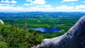 Swan Lake mountain in Canada