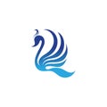 Swan logo Premium and symbol