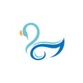 Swan logo Premium and symbol