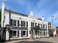 The Swan & Mitre public house at the north end of Bromley High Street. Royalty Free Stock Photo