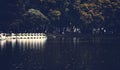 Swan paddle boats in Lumphini Park, Bangkok