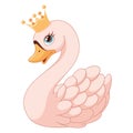 Cute Swan Princess with crown