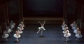 Swan`s lake ballet performance Royalty Free Stock Photo