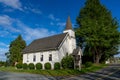 Swan`s Tail Chapel. A Small Church for Weddings Royalty Free Stock Photo