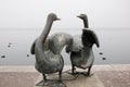 Swan Statue in Zug