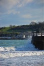 Swanage Beach, England, Sea Waves