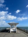 Swanage Pier Shelter.