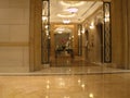 Swanky marble lobby Royalty Free Stock Photo