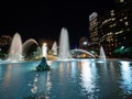 Swann Memorial Fountain long exposure