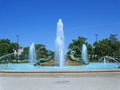 Swann Memorial Fountain in a public square in Philadelphia