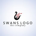 Swans ideas design illustration
