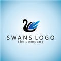 Swans ideas design illustration graphic