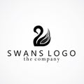 Swans ideas design illustration graphic