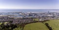 Swansea city from Kilvey Hill Royalty Free Stock Photo