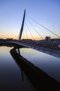 Swansea Marina Sail Bridge at Night