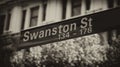 Swanston street Royalty Free Stock Photo